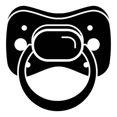 Kız emzik simgesi, basit stil