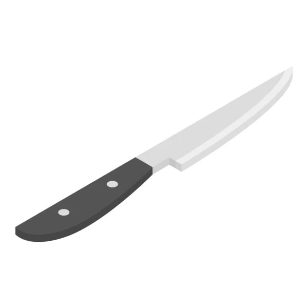 Icono de cuchillo de cocina, estilo isométrico — Vector de stock
