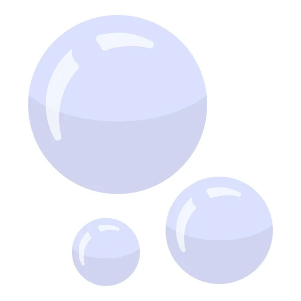 Shaving bubbles icon, isometric style — ストックベクタ