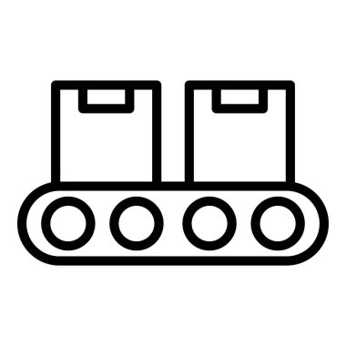 Depo parsel satırı simgesi, özet biçimi