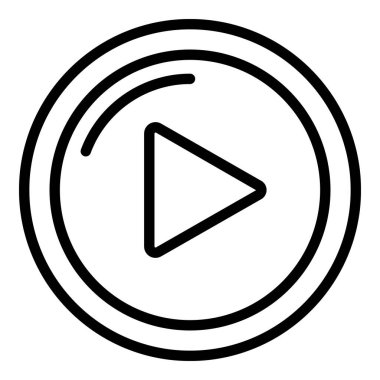 Film çalma düğmesi simgesi, özet biçimi