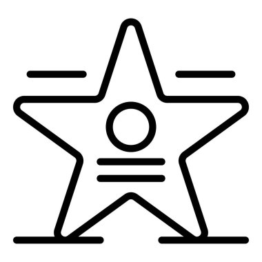 Döşeme yıldızı simgesi, özet biçimi