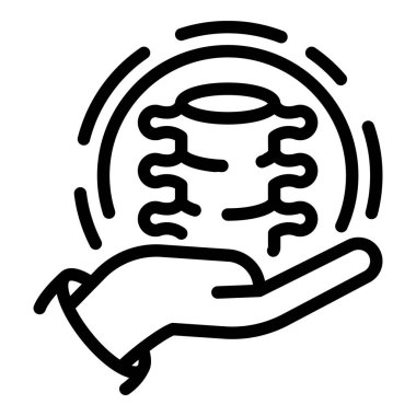 Omurga bakım simgesi, dış hat biçimi