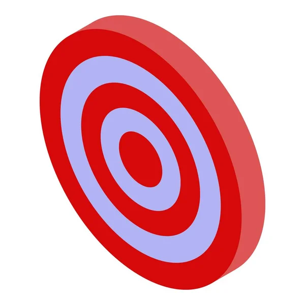 Иконка целевого менеджера, изометрический стиль — стоковый вектор