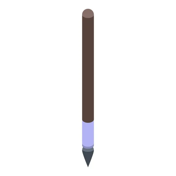 제품 관리자 연필 아이콘 , isometric 스타일 — 스톡 벡터