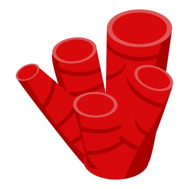 Kelp mercan simgesi, izometrik biçim