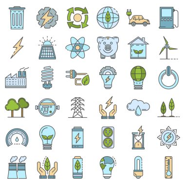 Enerji tasarruf simgesi seti, özet biçimi