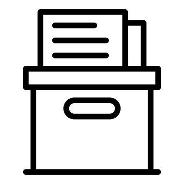 Oy kutusu simgesi, özet biçimi