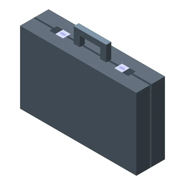 Koffer icoon, isometrische stijl — Stockvector