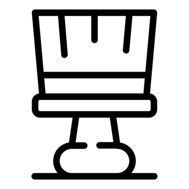 Yapıcı macun bıçağı simgesi, taslak biçimi