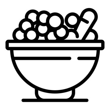 Kase gevreği ikonu, taslak biçimi