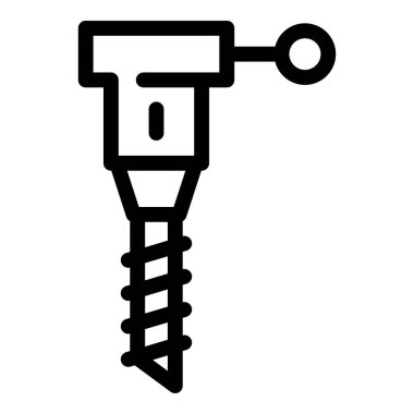 Değirmen makinesi simgesi, taslak biçimi üretiliyor