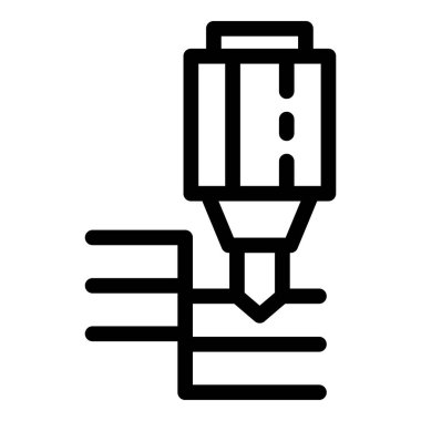 Planer değirmen makinesi simgesi, özet biçimi