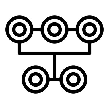 Araba lastiği montaj simgesi, taslak biçimi