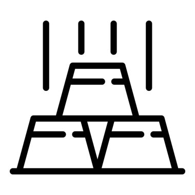 Altın çubuklar simgesi, özet biçimi