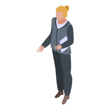 Noter kadın simgesi, izometrik biçim