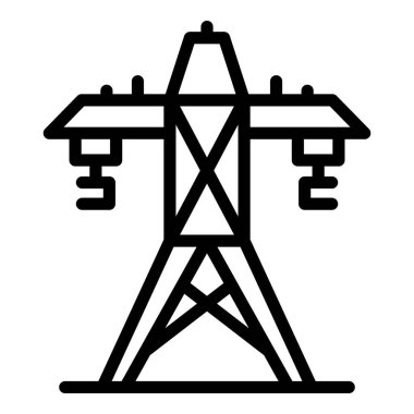 Elektrik kulesi simgesi, özet biçimi