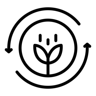 Yenilenebilir biyoenerji simgesi, özet biçimi