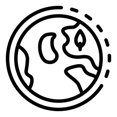 Çevre dostu gezegen simgesi, taslak biçimi