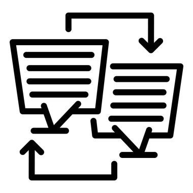 Alışveriş danışma simgesi, özet biçimi