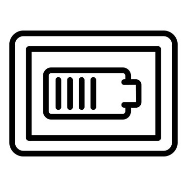 Batarya şarj simgesi, özet biçimi