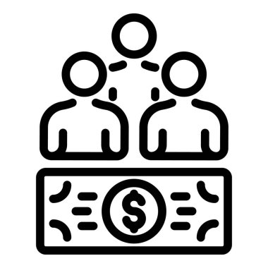 Müşteri para simgesi, taslak biçimi