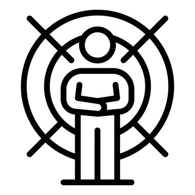 Hedef adam simgesi, özet biçimi