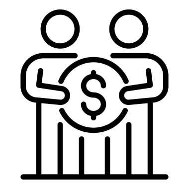 Para kar simgesi, özet biçimi