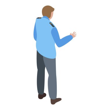 Kamu koruma simgesi, izometrik biçim