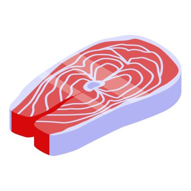 Somon eti simgesi, izometrik stil