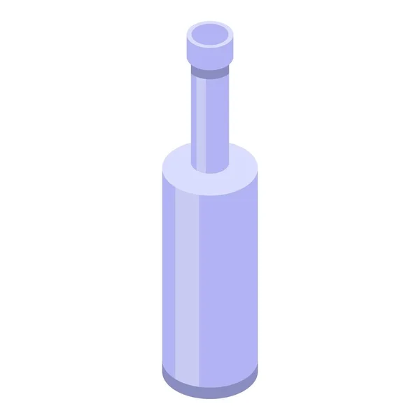 Geri dönüşüm cam şişe simgesi, izometrik stil — Stok Vektör