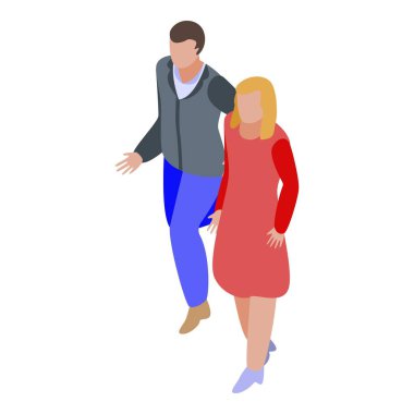 Kadın muhafız simgesi, izometrik biçim