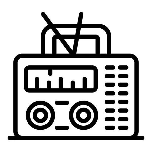 Radyo simgesi, özet biçimi — Stok Vektör