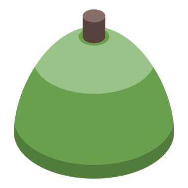 Kesilmiş zeytin simgesi, izometrik biçim