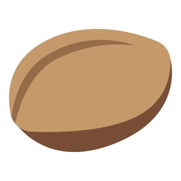 Icône olive brune, style isométrique — Image vectorielle