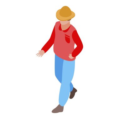 Alan çiftçisi simgesi, izometrik biçim