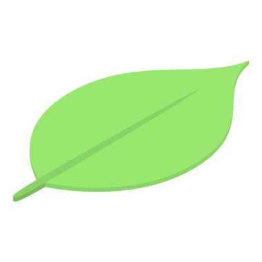 Ormanların yok edilmesi ağaç yaprağı simgesi, izometrik biçim