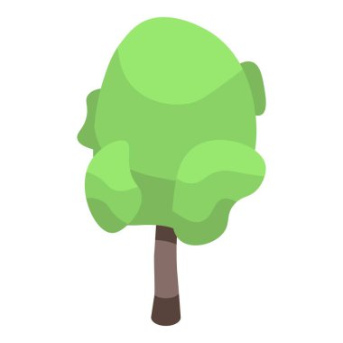 Orman ağacı simgesi, izometrik biçim