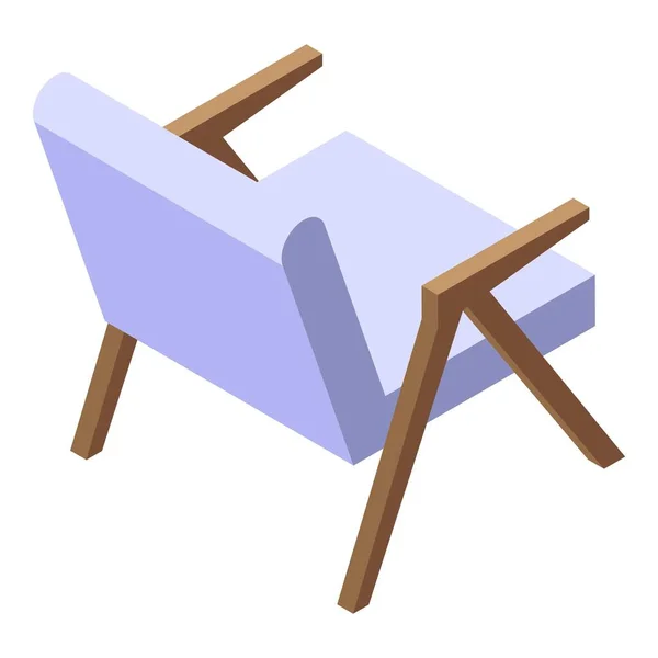 Accueil fauteuil icône, style isométrique — Image vectorielle