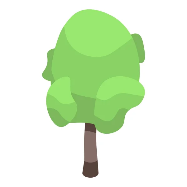 森の木のアイコン、アイソメトリックスタイル — ストックベクタ