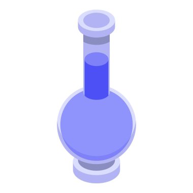 Sihirli Mısır şişe ikonu, izometrik stil