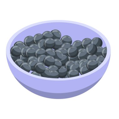 Blackberry kase simgesi, izometrik stil