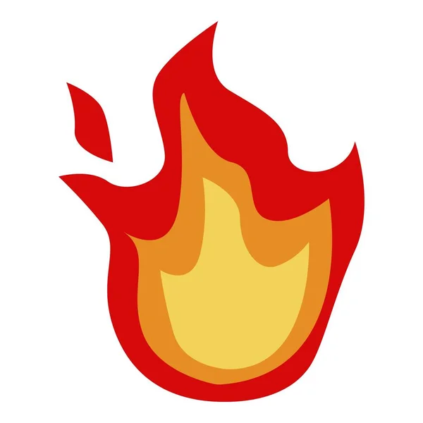 Icône de feu de camp, style isométrique — Image vectorielle