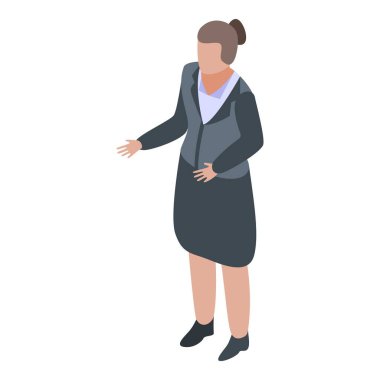 TV sunucu simgesi, izometrik biçim