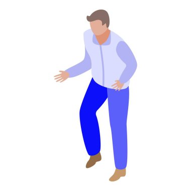 İmha Adam simgesi, izometrik biçim