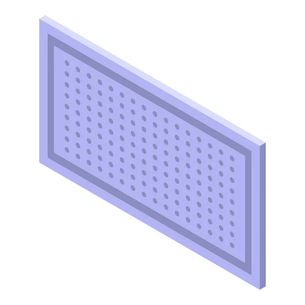 Icona del cancello di ventilazione, stile isometrico — Vettoriale Stock