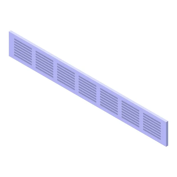 Icono de ventilación del suelo, estilo isométrico — Archivo Imágenes Vectoriales