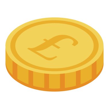 Altın sikke simgesi, izometrik biçim