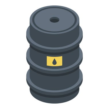 Tüccar namlusu simgesi, izometrik biçim