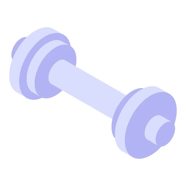 Gym halter icoon, isometrische stijl — Stockvector